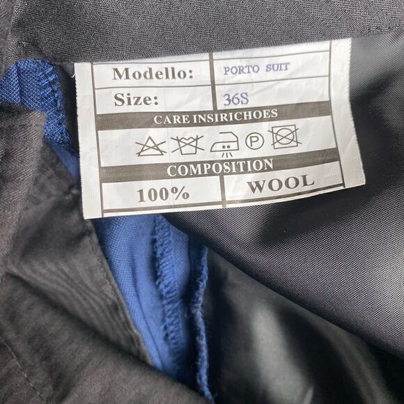 Tiglio Italian Wool Men’s Dress Pants 36 S NWOT - Picture 7 of 9